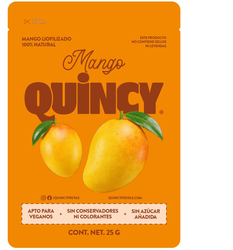 Mango liofilizado (freeze dried mango)