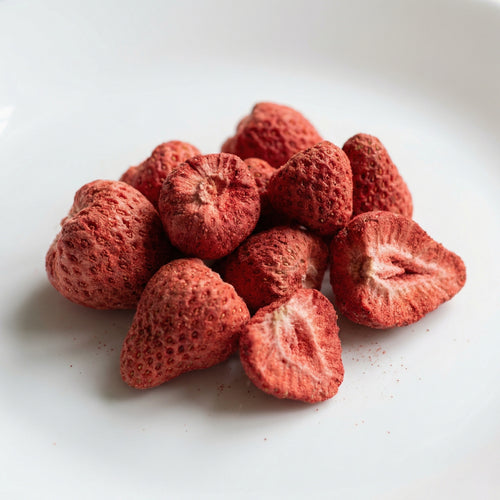 Fresa liofilizada (freeze dried strawberry)