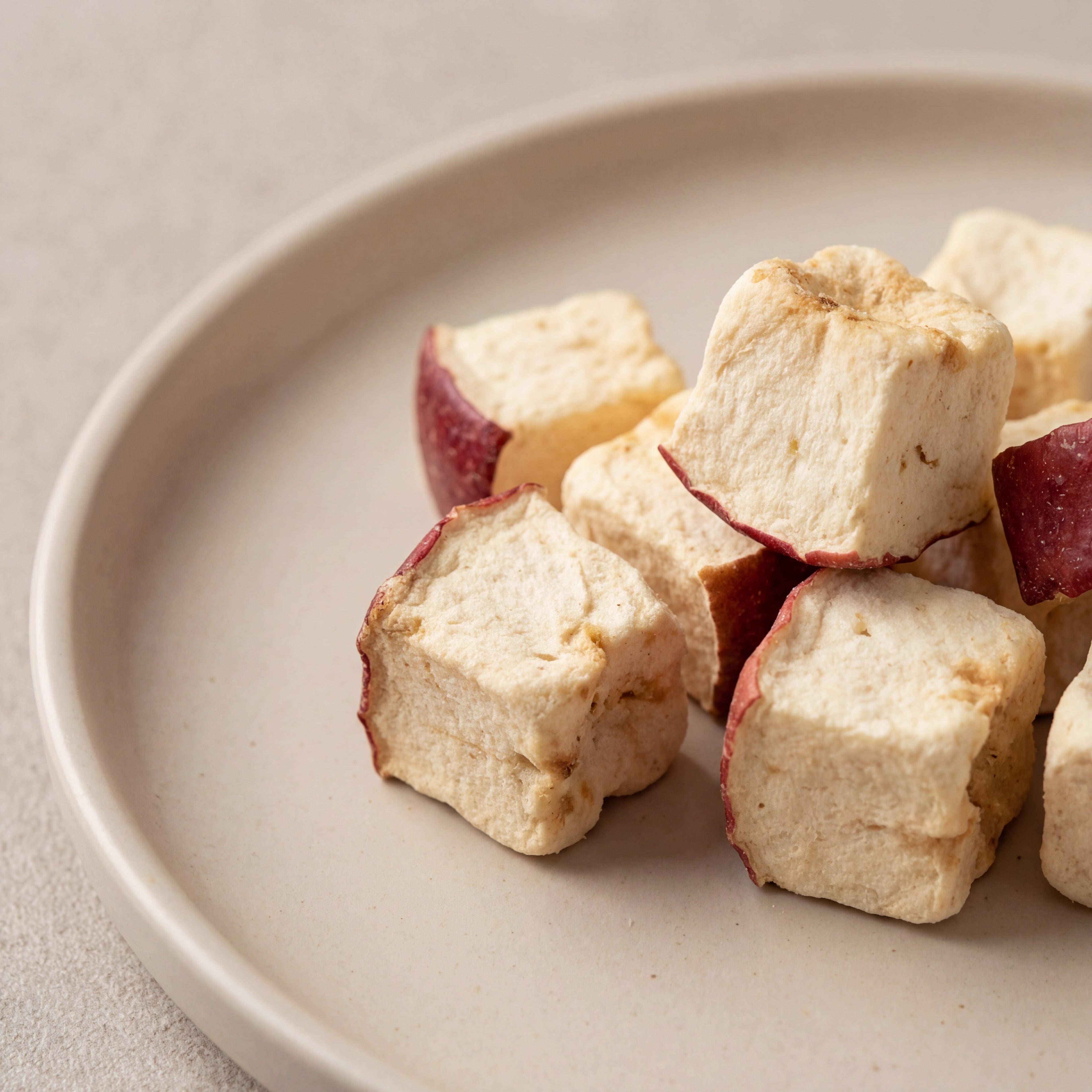 Manzana liofilizada (freeze dried apple)
