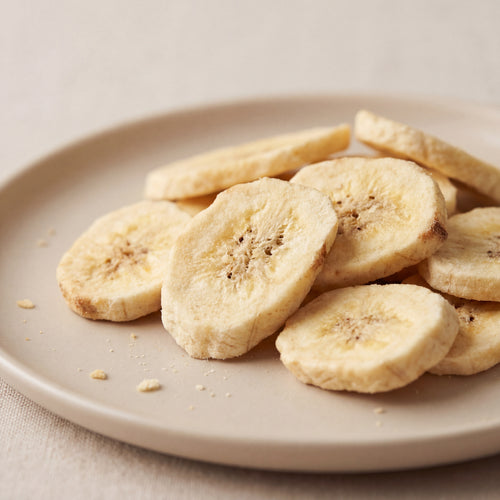 Plátano liofilizado (freeze dried banana)